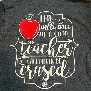 👚4/$10👚 Girlie Girl Teacher T-shirt, Size S